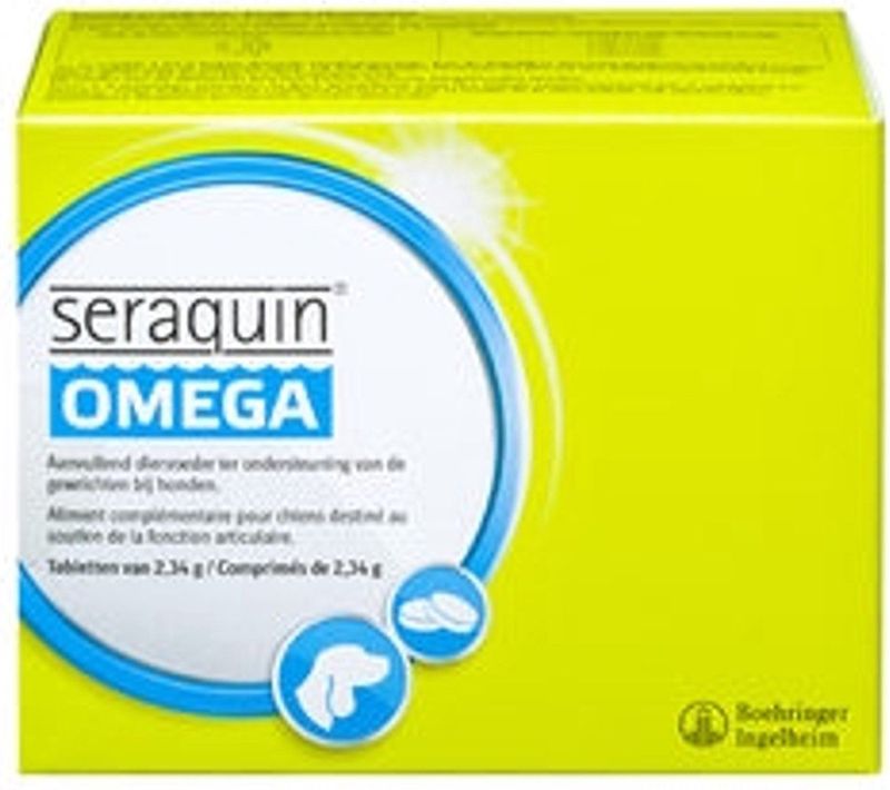Seraquin Gewricht supplement Seraquin Omega Hond - 6 x 10 tabl à 2,34 g