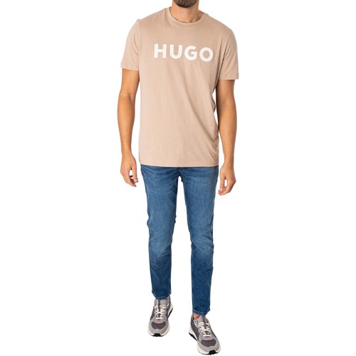 BOSS - Dulivio Camiseta Gráfica Beige