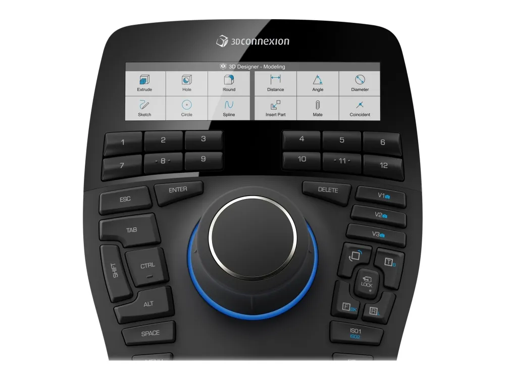 3Dconnexion SpaceMouse Enterprise - 3D-mus - 31 knapper - kablet - USB