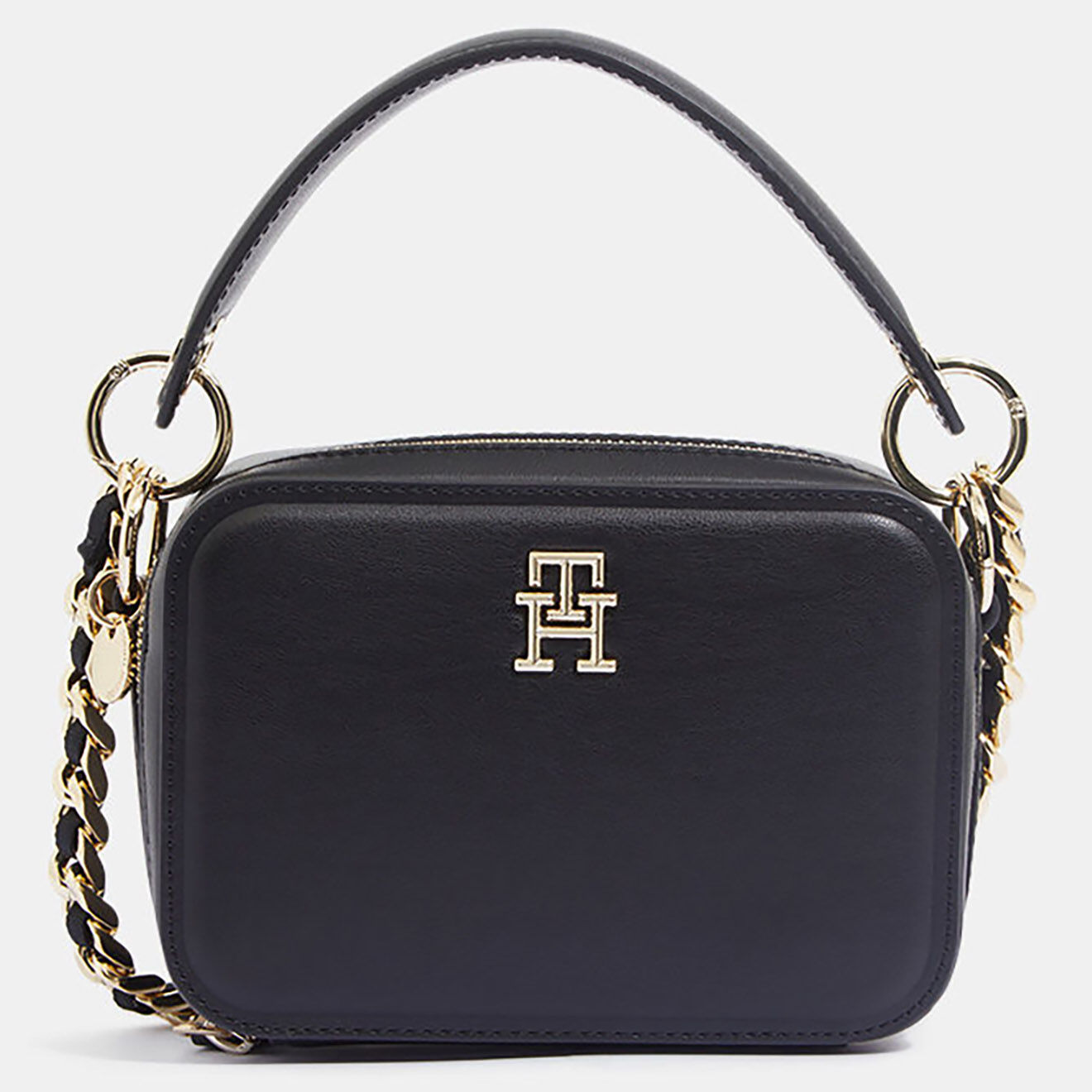 Tommy Hilfiger Mini sac à main Chic Trunk noir - 12x17x6,5 cm