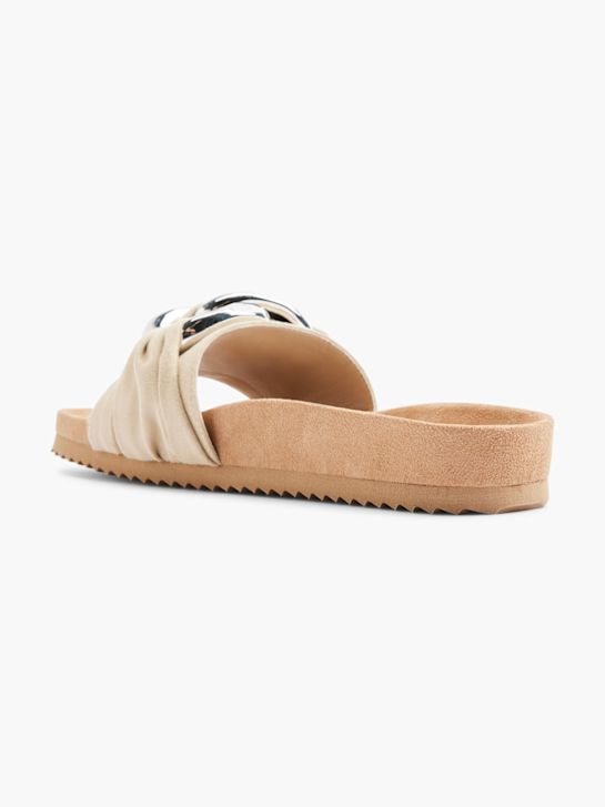 Graceland Pantolette beige