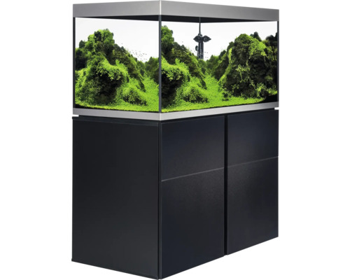 Aquariumcombinatie Fluval Siena 272 met LED-verlichting, verwarming, buitenfilter en kast, 272 l, zwart, 90 x 55 x 128 cm