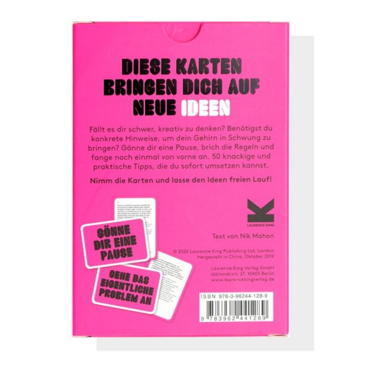 Laurence King Verlag Neue Ideen Selbsthilfekarten