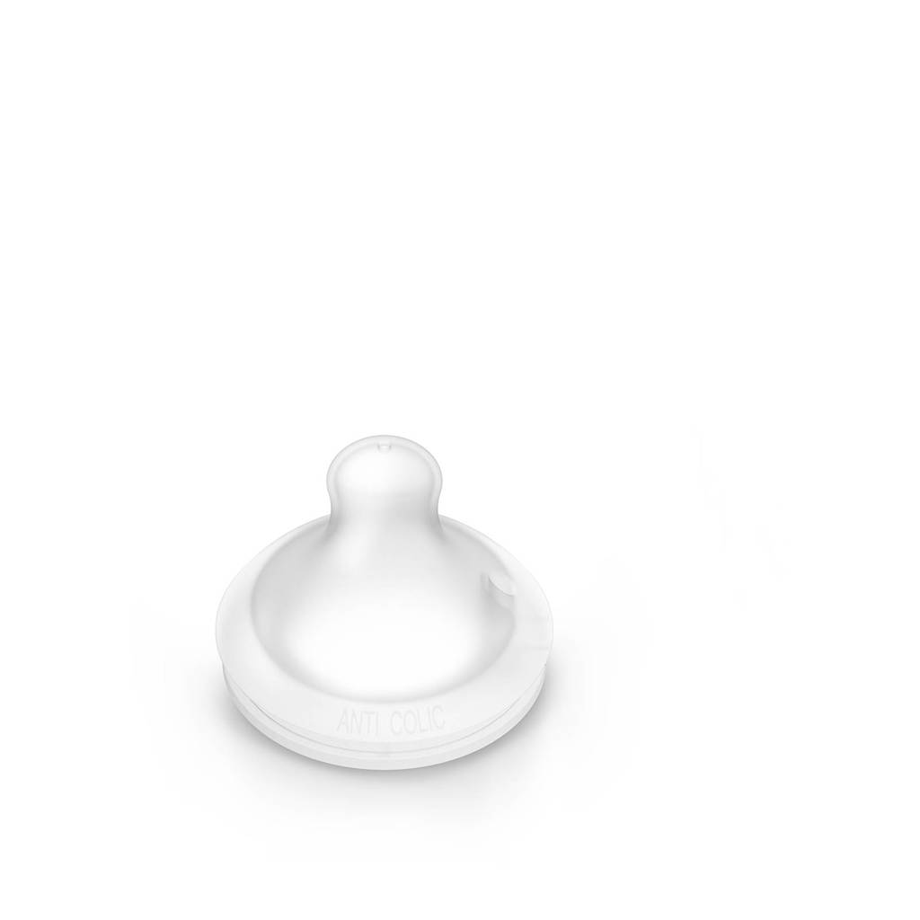 Zuigspeen Silicone Rond Medium Flow (set van 2)
