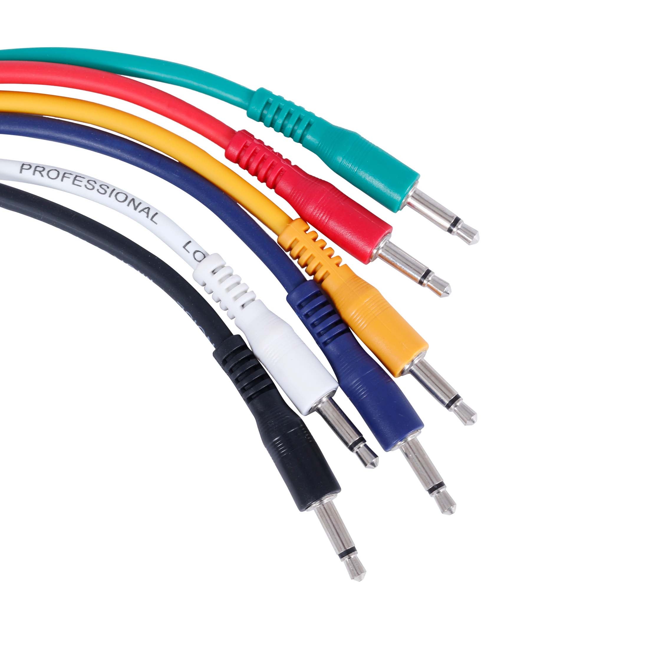 Devine PATCH3535-RB-80cm patchkabel mono 3.5 mm 6-pack 80 cm