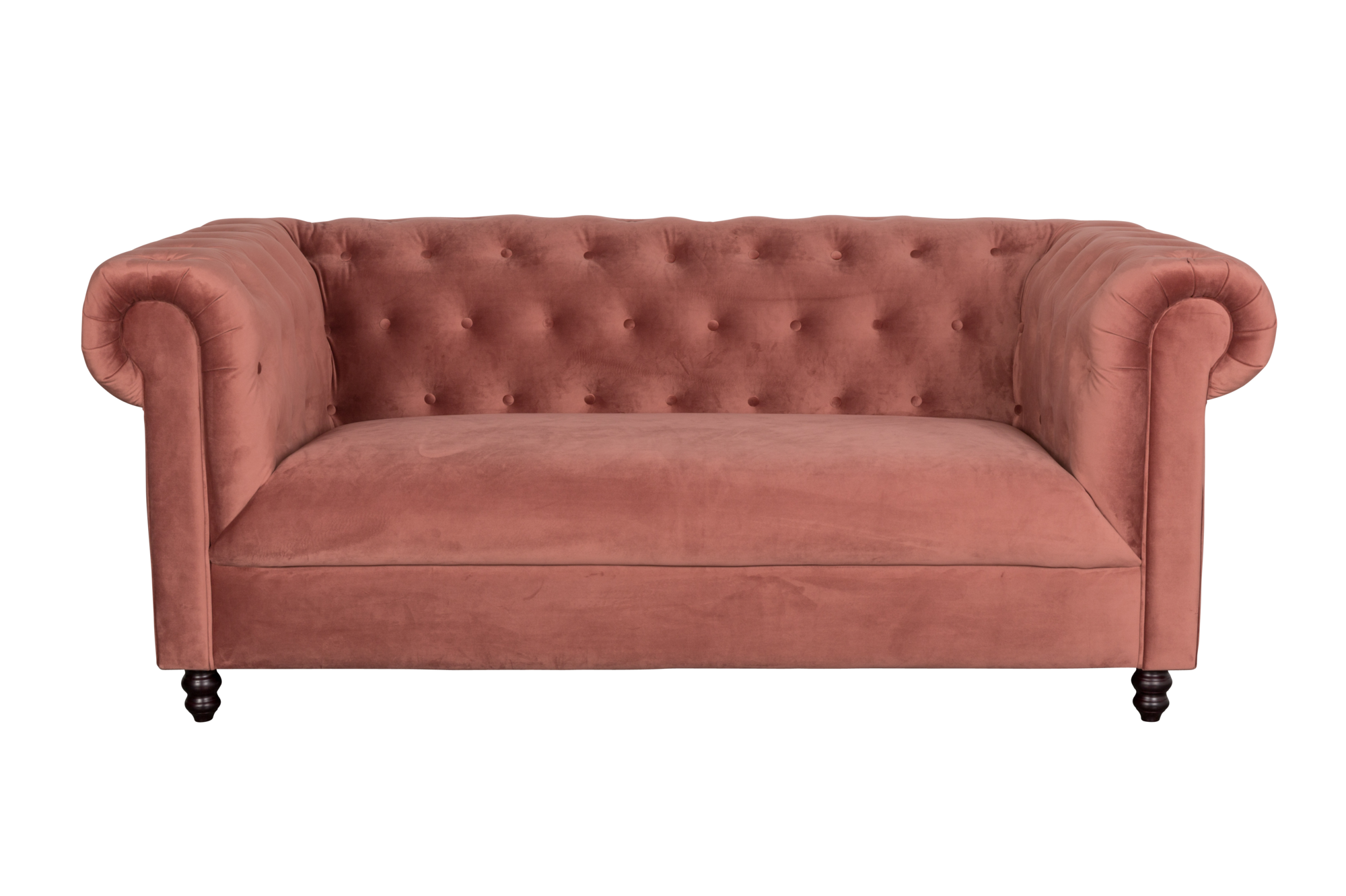 3-zits bank Chester velvet Dutchbone Chester Velvet 3-zits bank roze