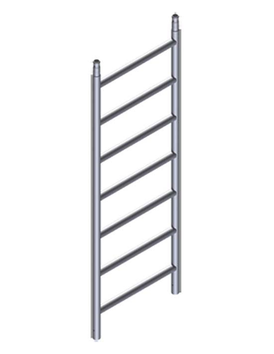 Zarges uitschuifframe voor steigerbreedte 0,75 m, 7 sporten