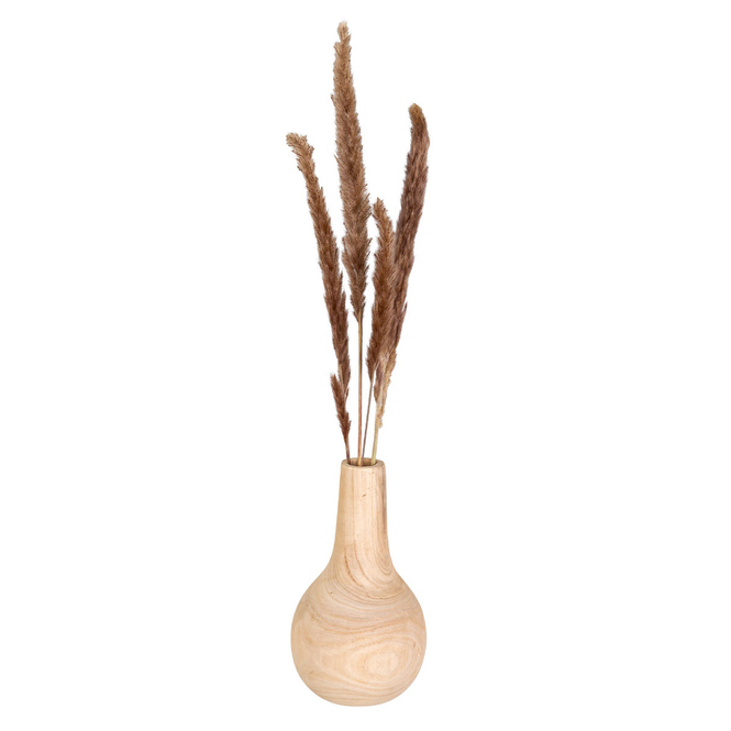 Vase - aus Holz - ca. 16 x 28 cm