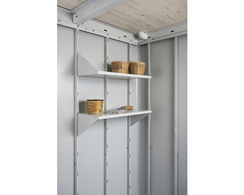 Biohort plank voor Neo tuinhuis, 56 x 26 cm, 4 stuks, grijswit