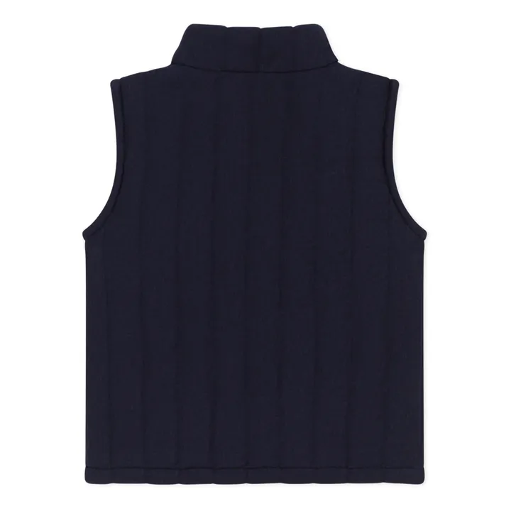 Petit Bateau Veste Matelassée Sans Manches Bébé | Bleu marine