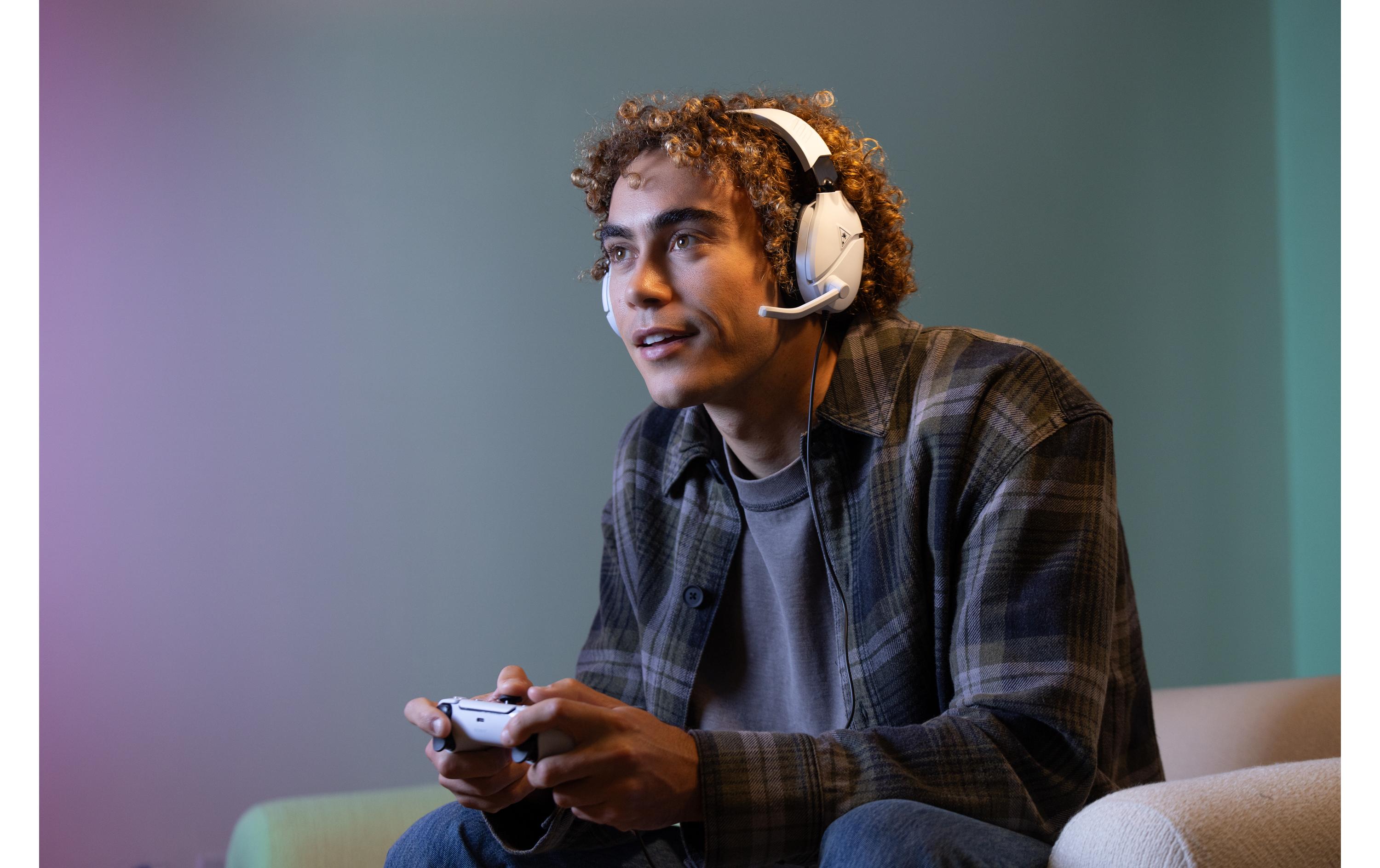 Headset Ear Force Recon 70P WeissGaming-Headset für PS4 und PS5