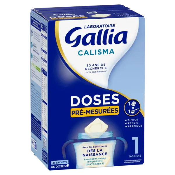 Gallia Calisma doses pré-medidas 1ª etapa