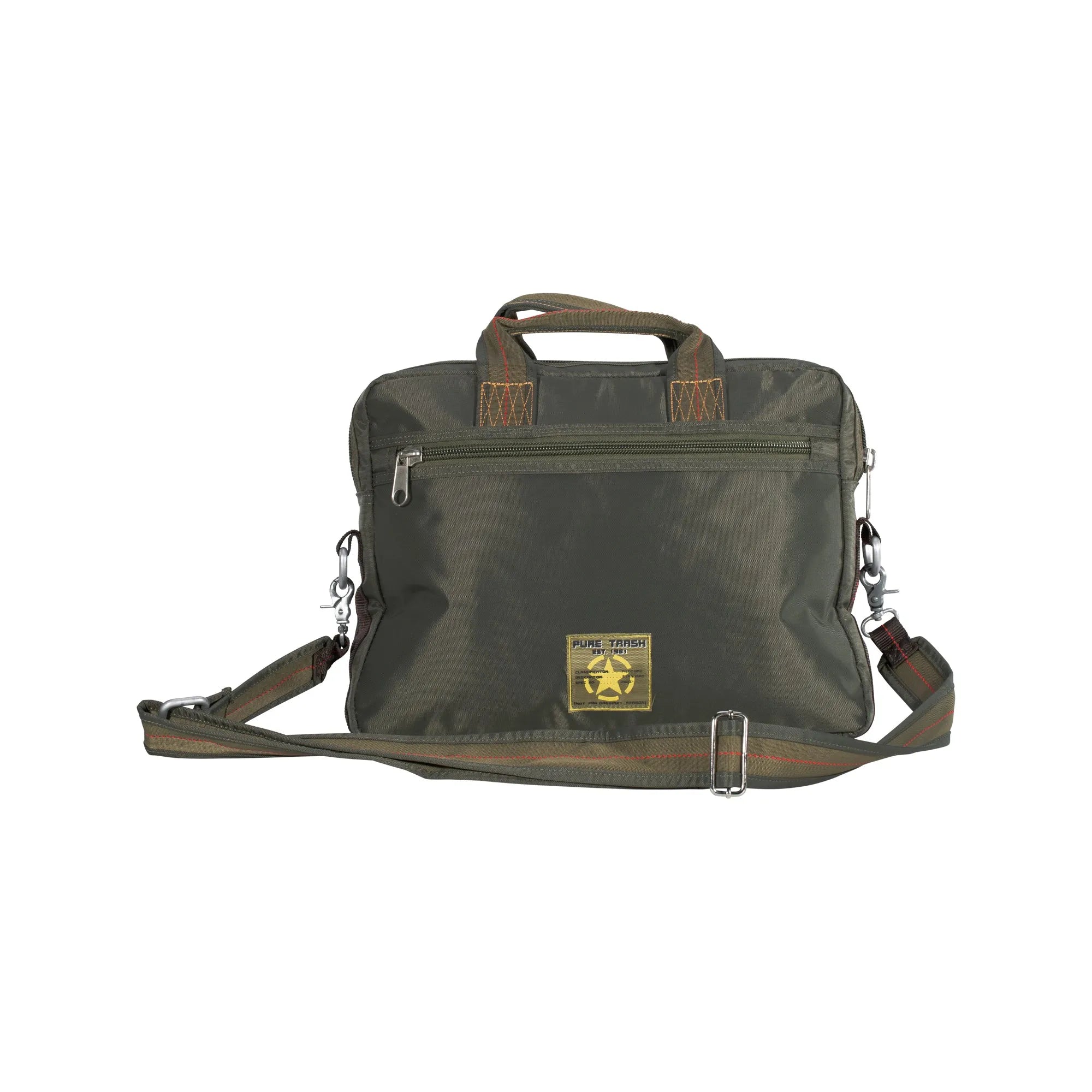 Pure Trash -  Handtasche Karabiner groß Pure Trash oliv