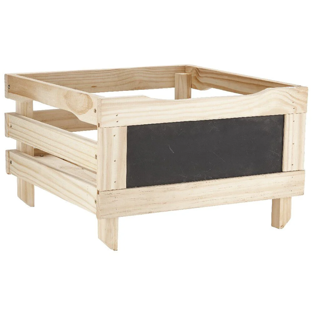 Caisse de rangement superposable en bois