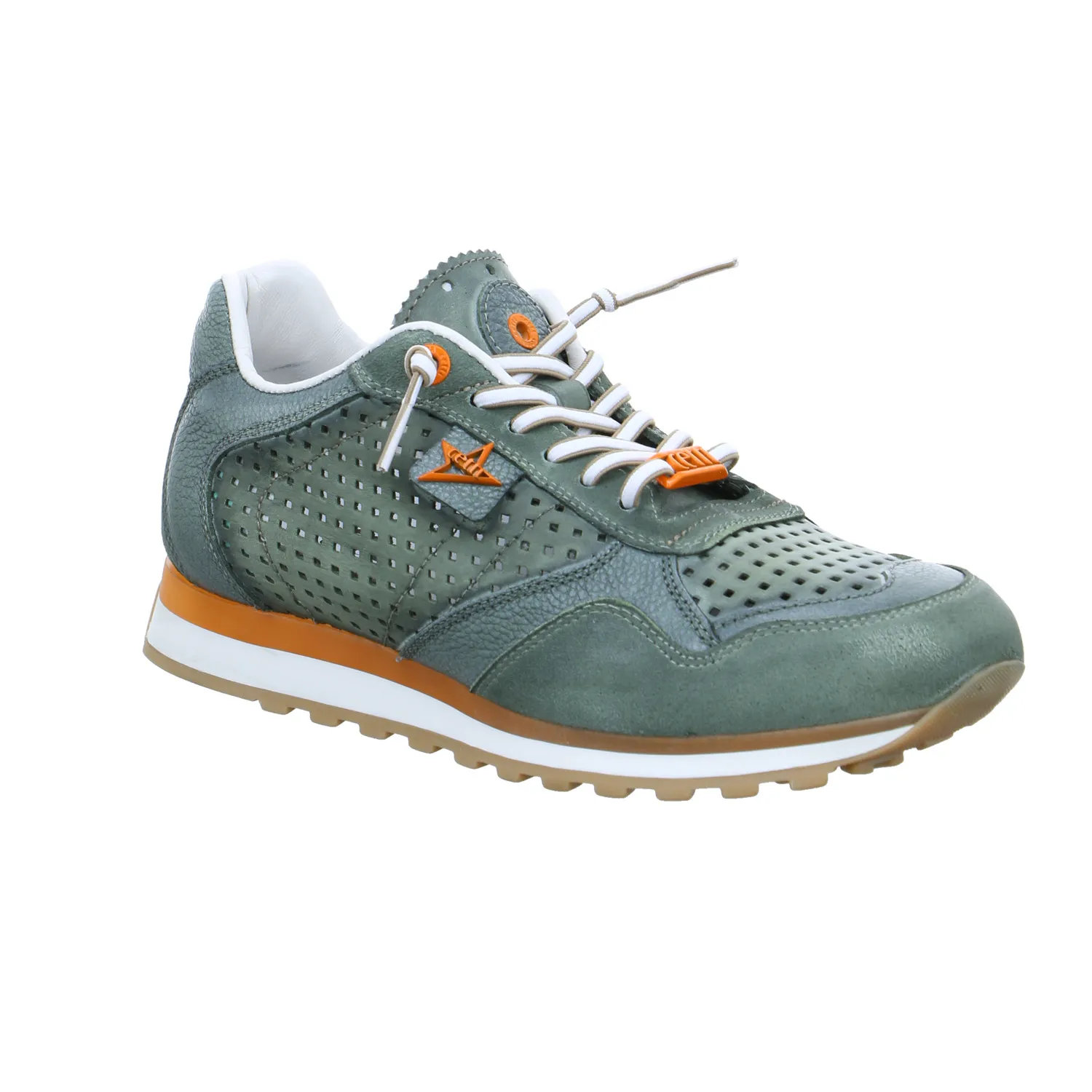 CETTI Halbschuhe Sneaker Olive Leder