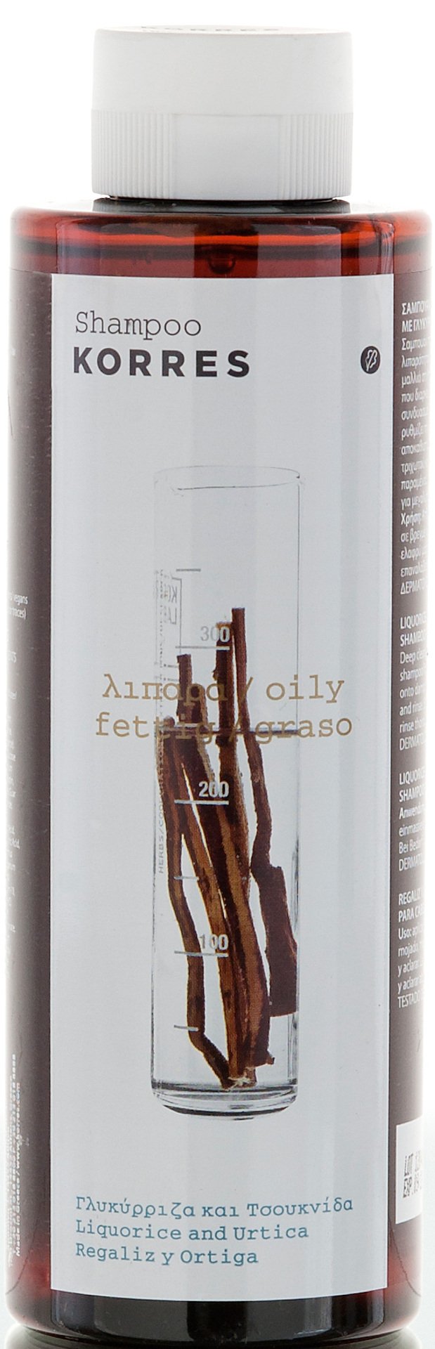 Korres Liquorice & Urtica Shampoo for Fett Hår