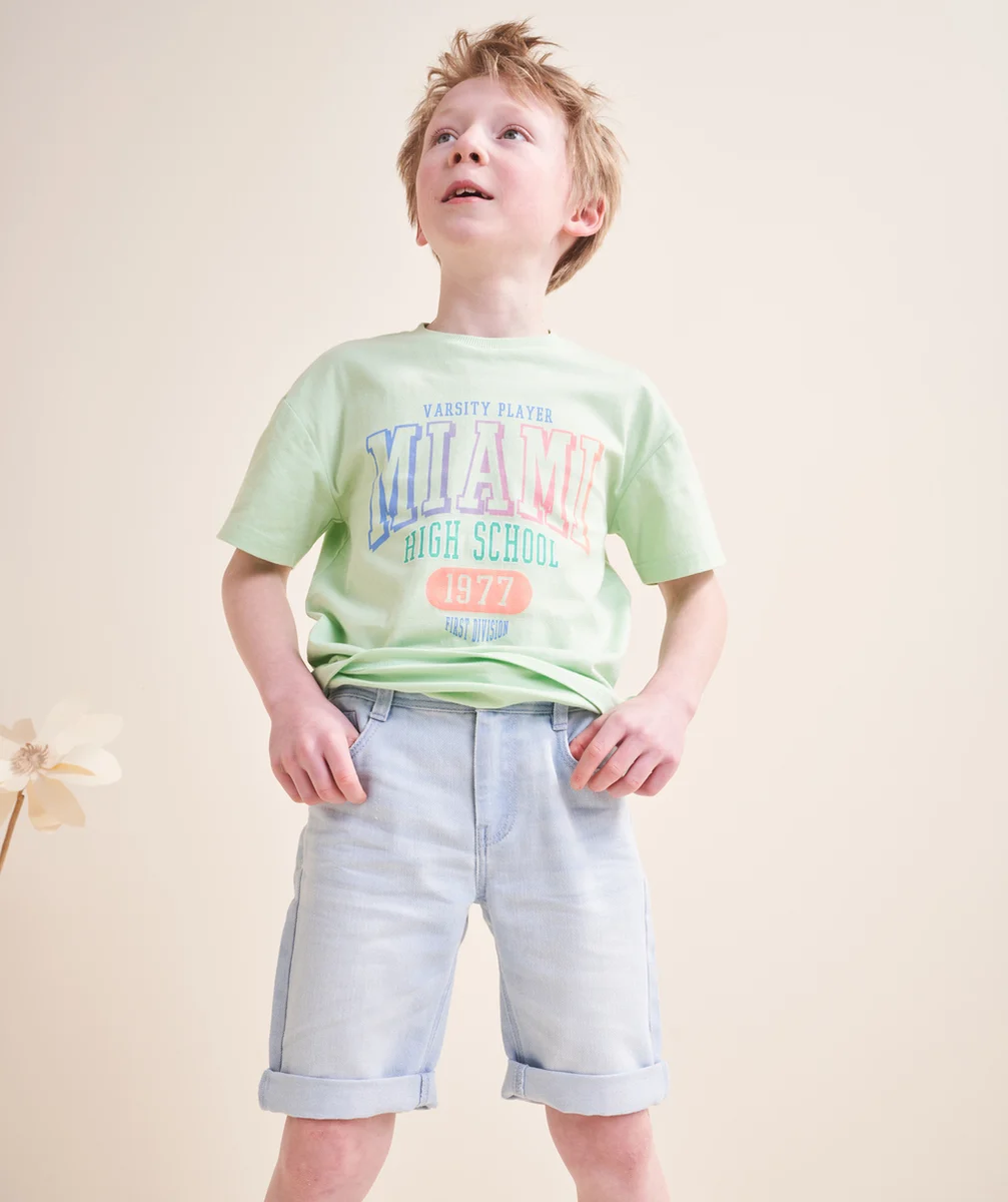 LE BERMUDA DROIT EN JEAN LESS WATER