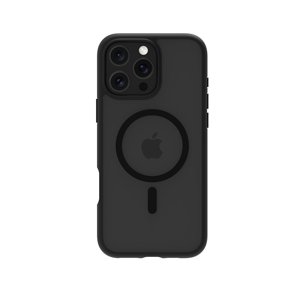 iPhone 16 Pro Max MagSafe Gummi Schutzhülle Grenen Biologisch Abbaubar (GN67BL006265) - Schwarz