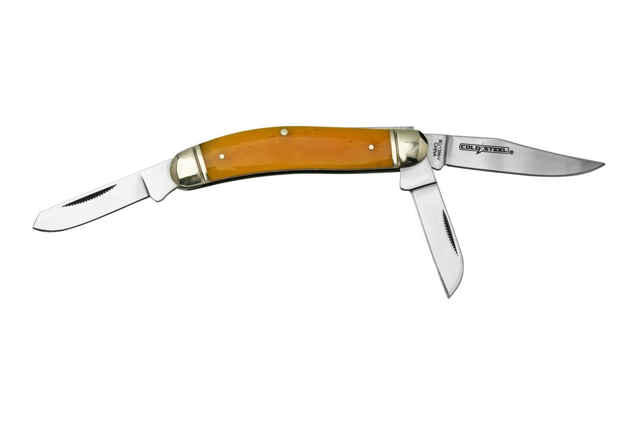 Cold Steel Gentleman's Stockman FL-GSTKM-Y, Yellow Bone, zakmes