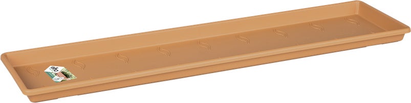 Elho schotel voor balkonbak Green Basics terracotta D 14,7 H 2,6 cm
