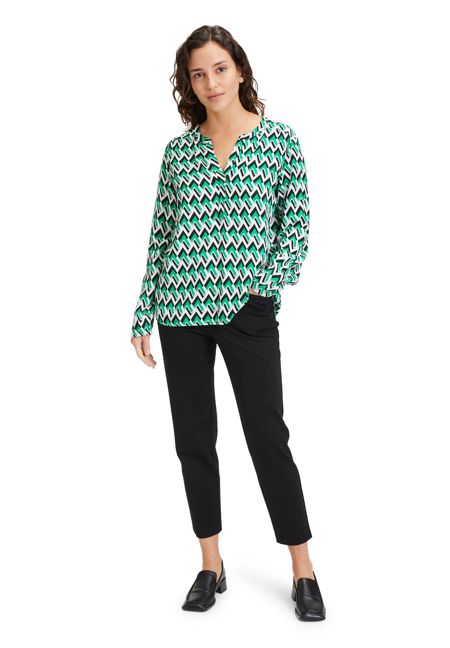 Betty Barclay| Damen Schlupfbluse mit Stehkragen