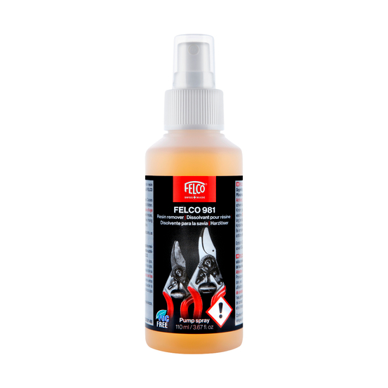 Dissolvant pour sève, résine