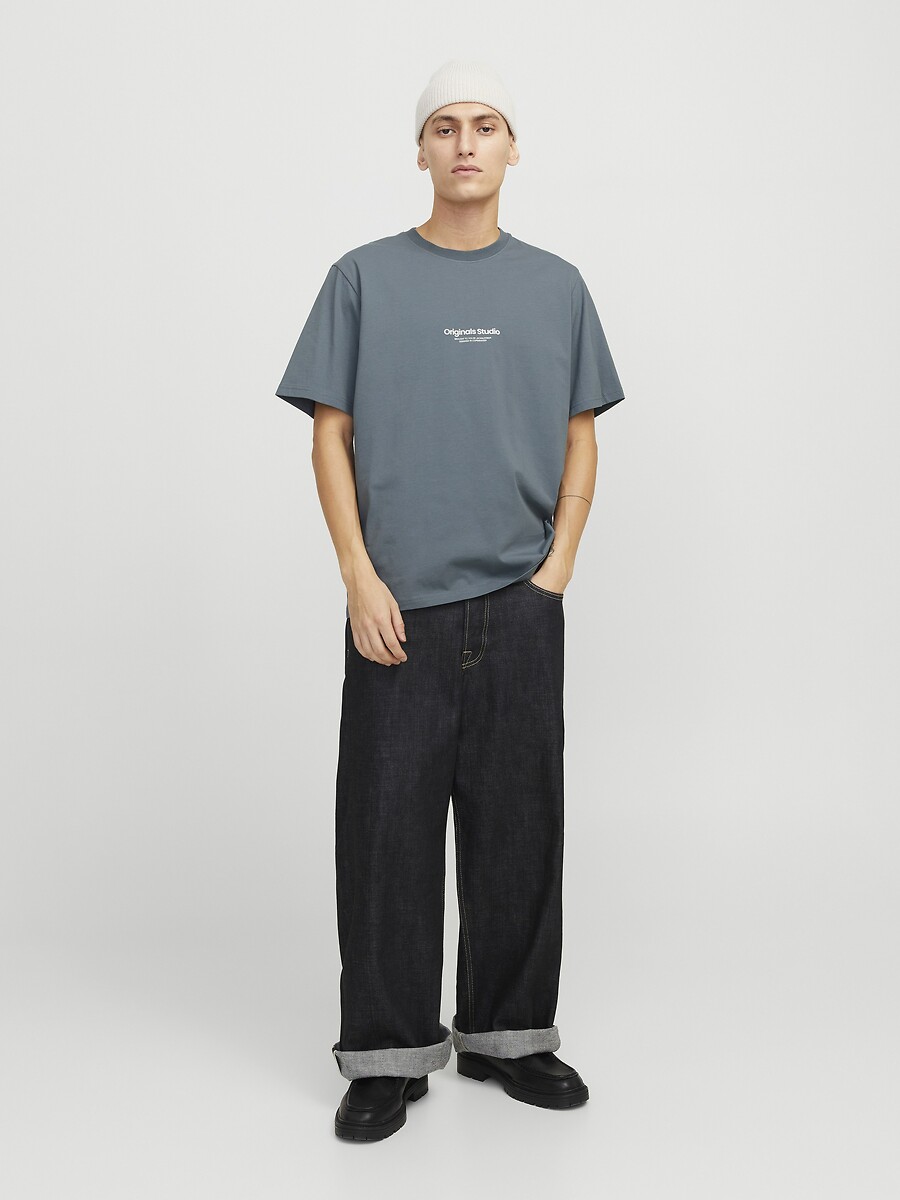 JACK & JONES<br>Camiseta com hals redondos e logotipo