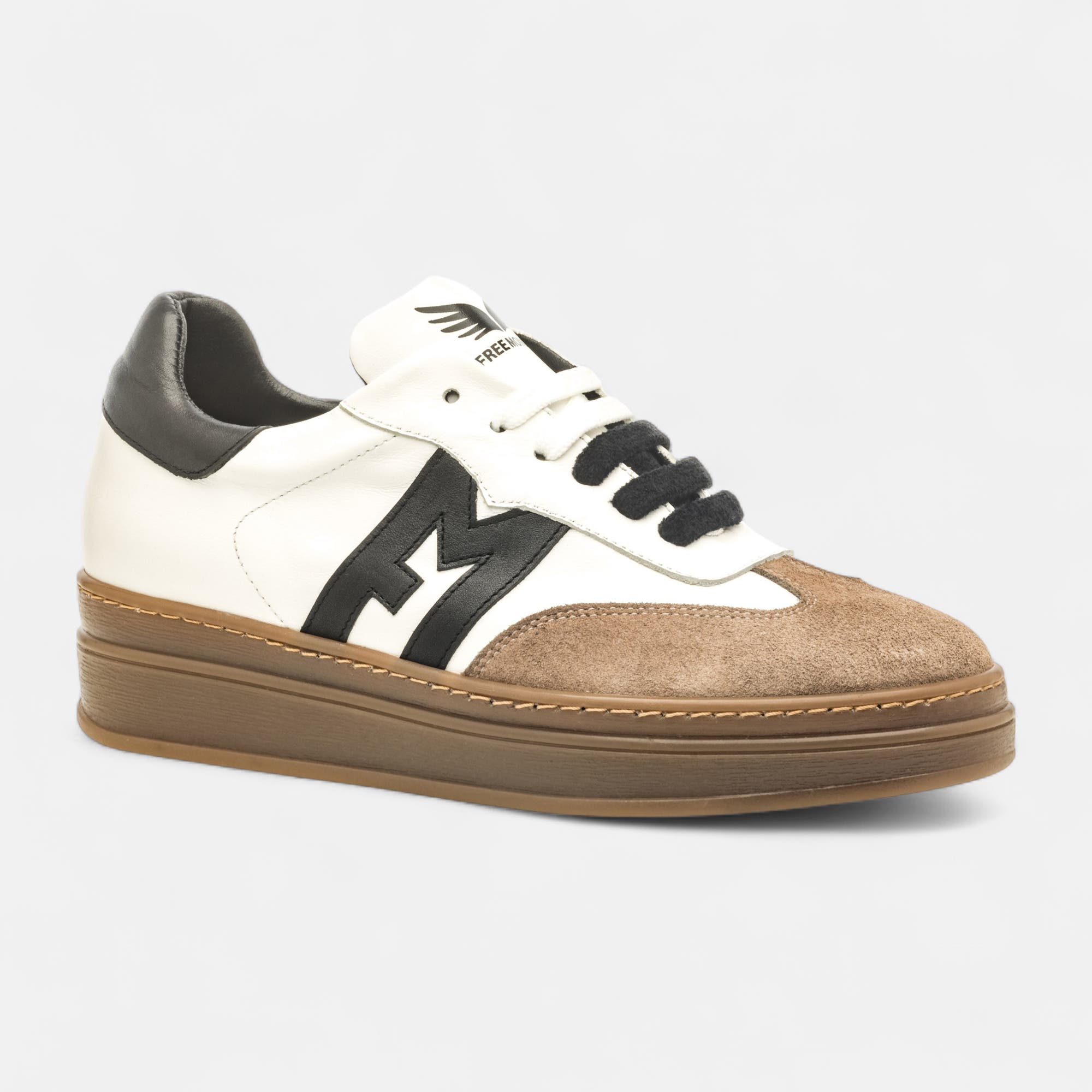Baskets basses Femme en cuir blanc