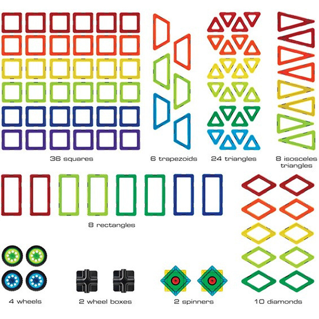 Geosmart magnetische vormen - 100st