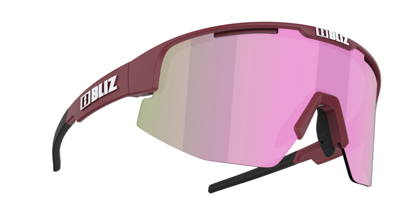 Bliz Matrix Small Cykelbriller Rød med Pink Linse