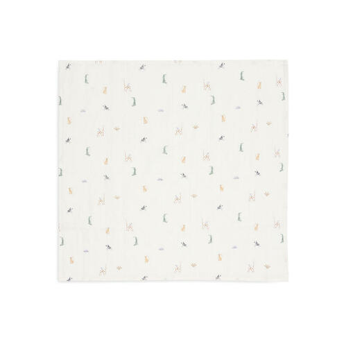 Lot de 3 langes en gaze de coton small 70x70cm Jungle jambo - Multicolor - JOLLEIN