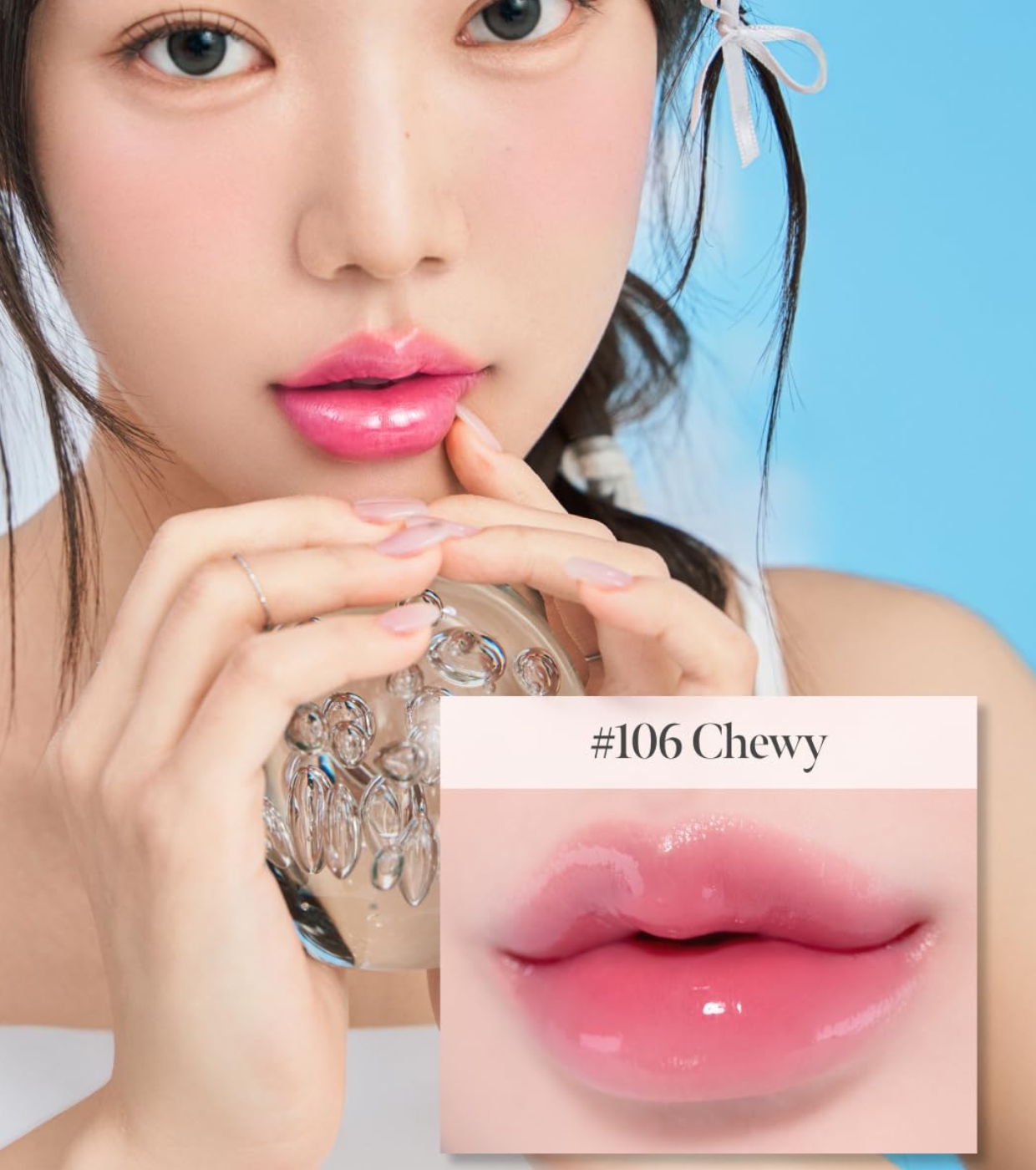 Coralhaze - Batom Glow Lock Jelly Tint - 106: chewy