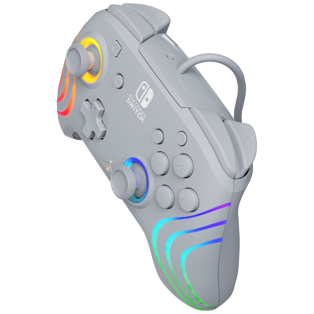 PDP Gaming Nintendo Switch Afterglow™ Wave Kabelgebundener Controller – Grau
