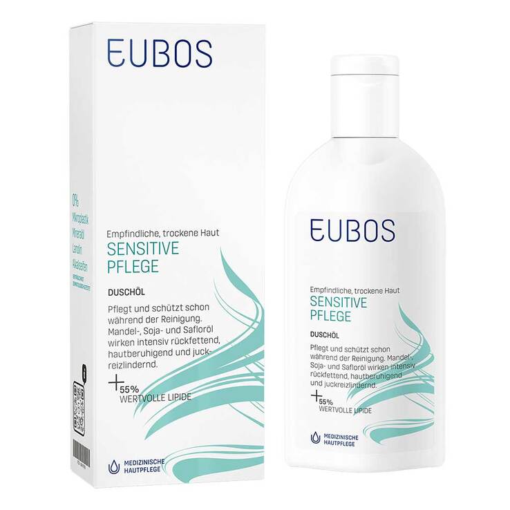 Eubos Sensitive Duschöl F, 200 ml