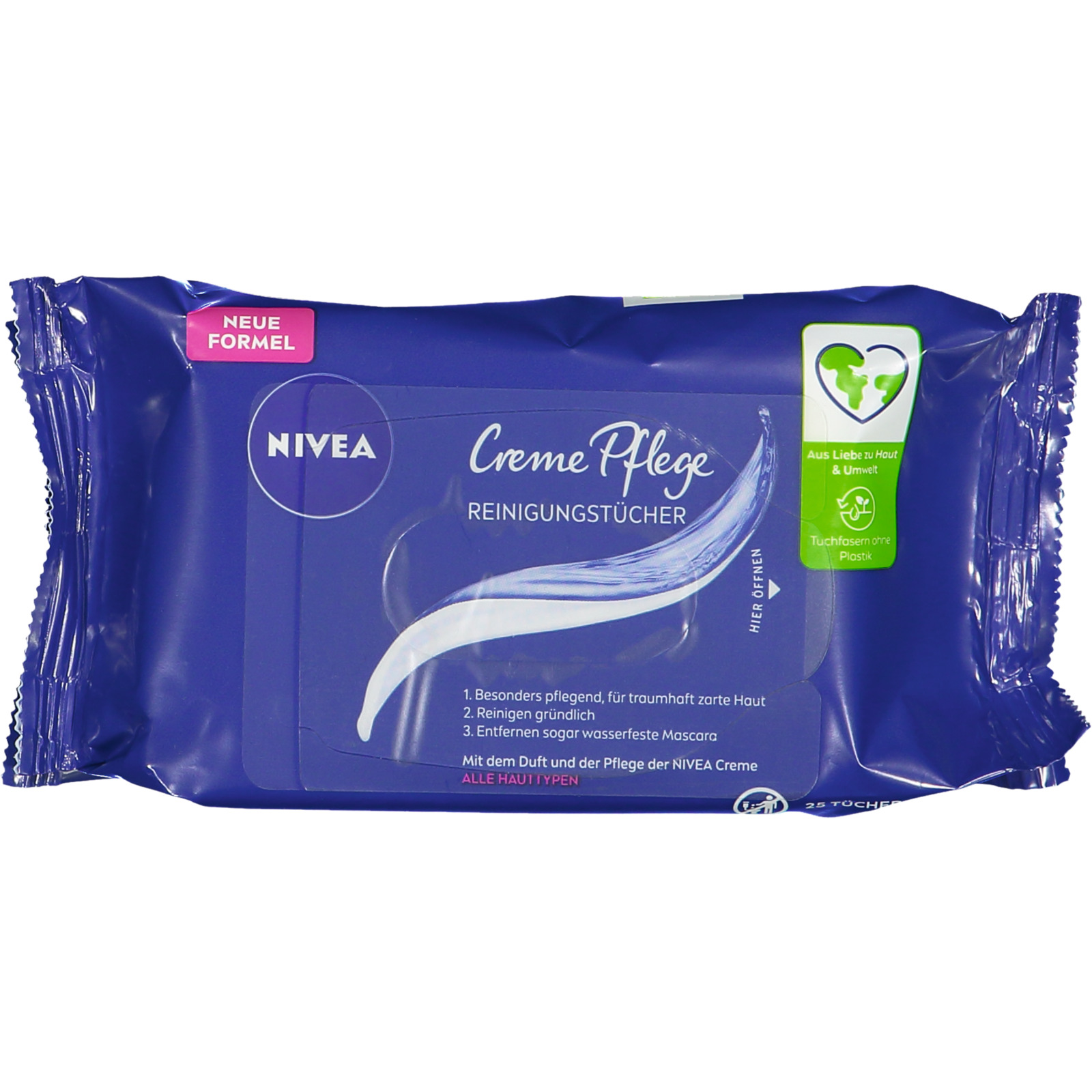 Nivea Face Wipes Cream Care 25 Stück