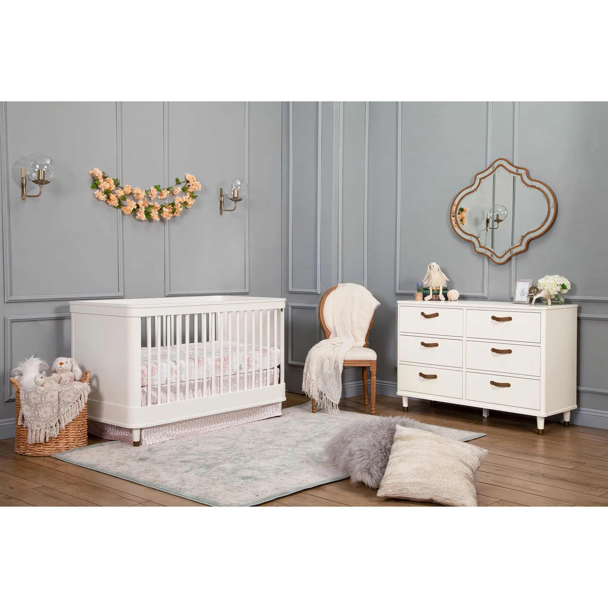 Million Dollar Baby Couchette Évolutive 3 en 1 Tanner - Blanc Chaud