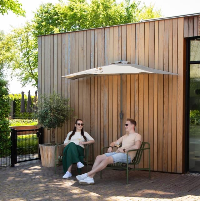 VONROC Premium Stangparasol Magione 270x135cm