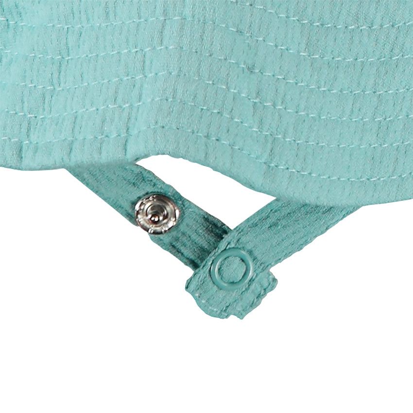 Bob effet velours côtelé avec ourson brodé pour bébé garçon - Vert