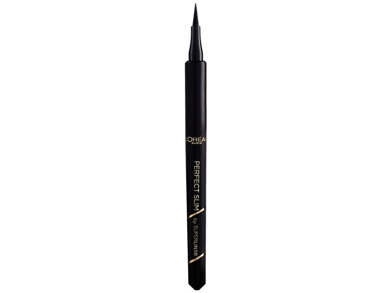 L'Oréal Paris Eyeliner Super Perfect Slim 01 intense black Eyeliner für präzise Lidstriche für ein ausdrucksstarkes Augen-Make-up