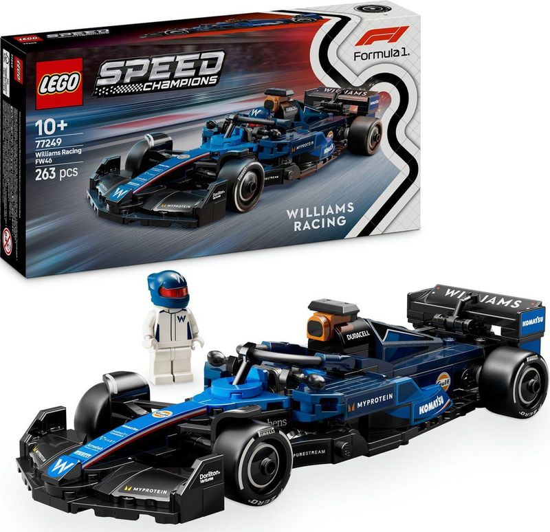 LEGO - Speed Champions - Williams Racing FW46 F1 Racewagen - Bouwstenen
