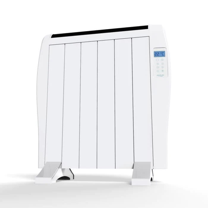 Radiateur émetteur thermique avec 6 éléments en aluminium 900W blanc n