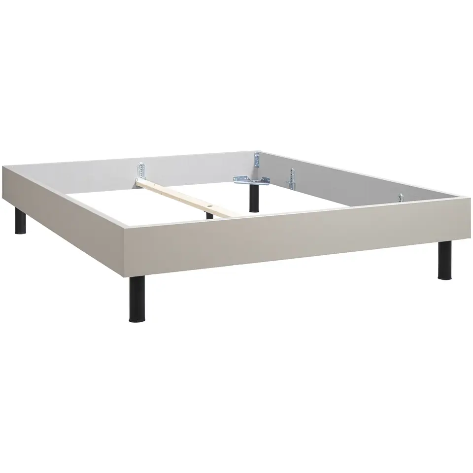Bed Nova - kiezelkleur - 140x200 cm