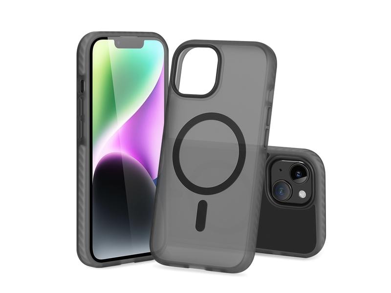 Nevox StyleShell INVISIO MagSafe iPhone 15 Schwarz Schutzhülle mit MagSafe für das Apple iPhone 15
