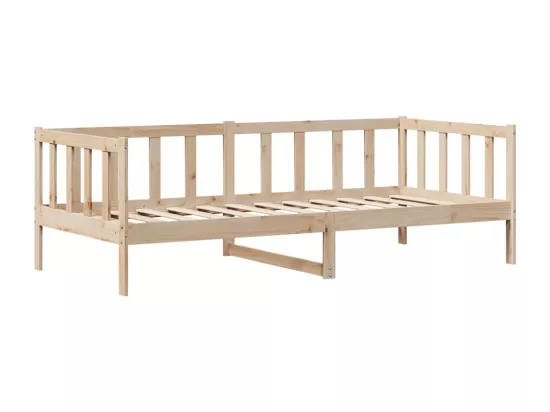 Lit de jour avec tiroirs sans matelas 80x200 cm bois massif