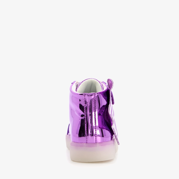 Blue Box meisjes sneakers met lichtjes paars