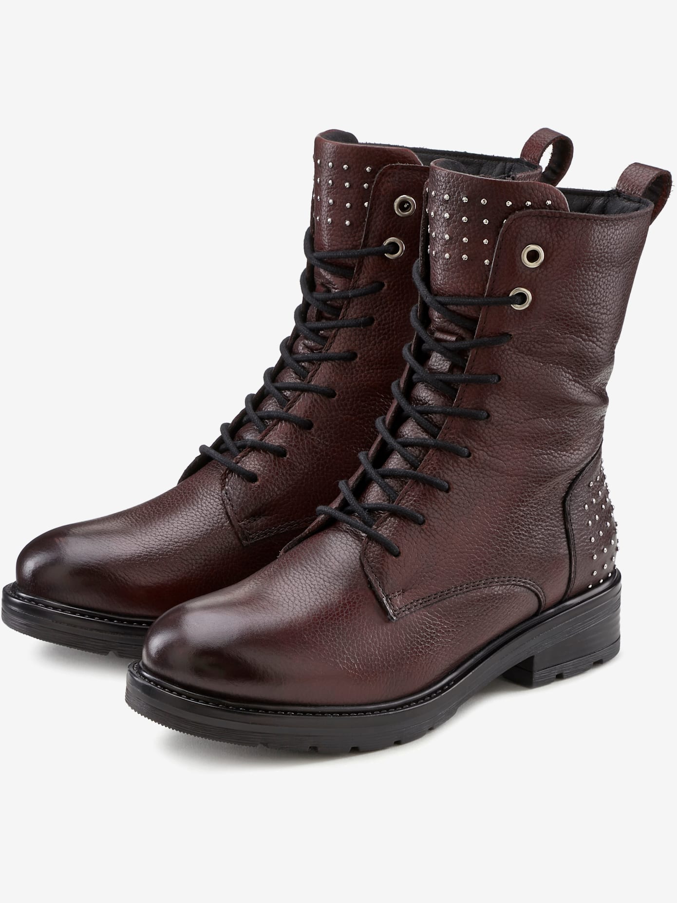 Bottines à lacets cuir de qualité