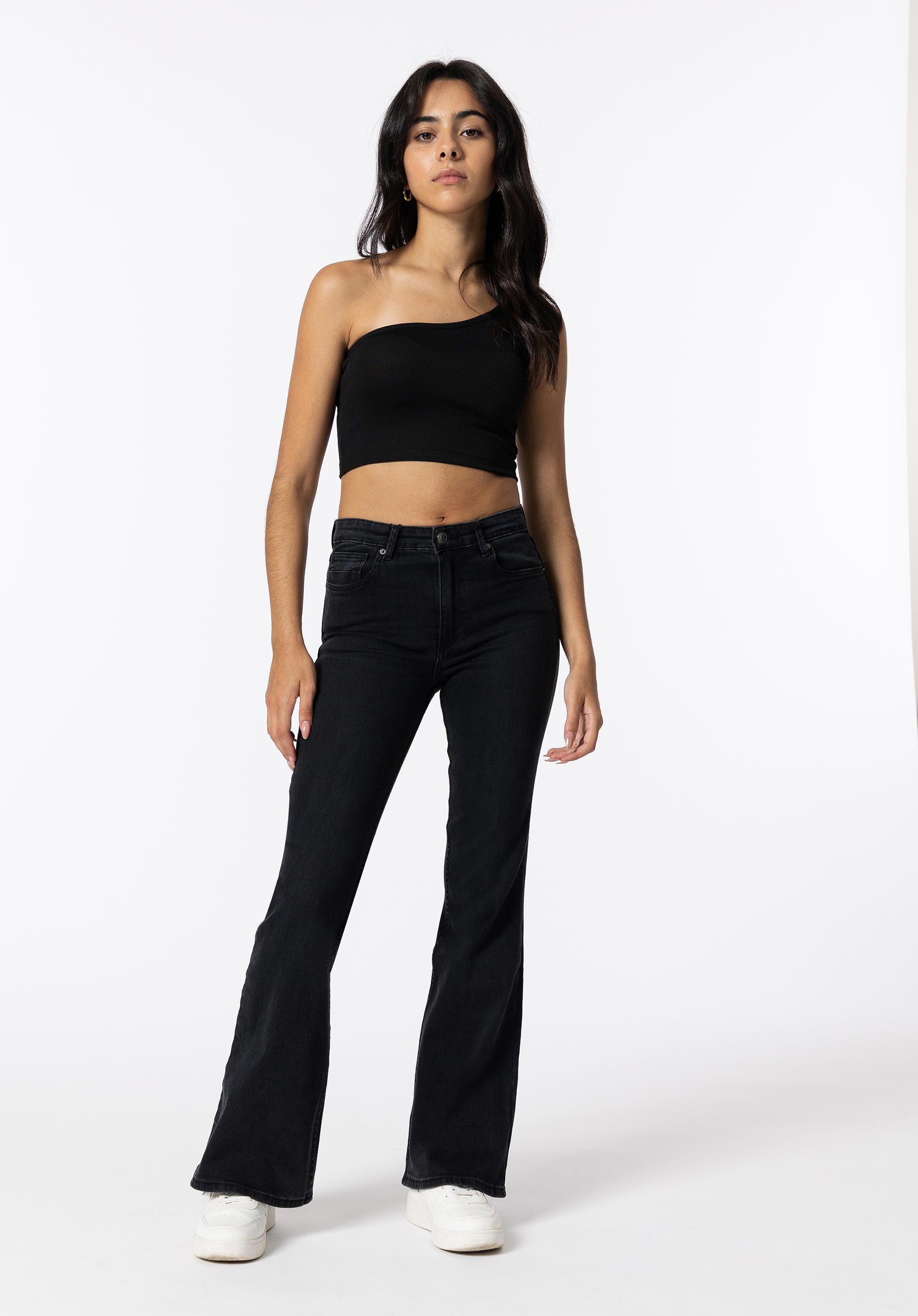 Jeans Bella Flare de Cintura Alta