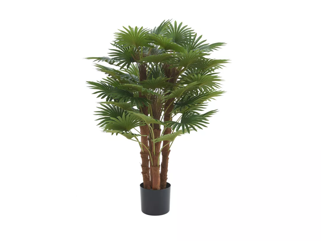 Arbre artificiel palmier - H.93 cm - Vert - RHAPIS