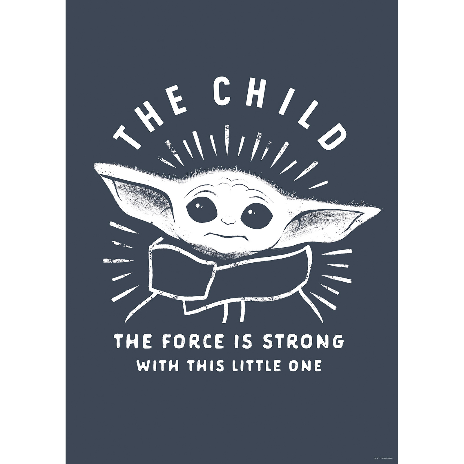 Wandbild MANDALORIAN THE CHILD ICONIC - 50x70 cm