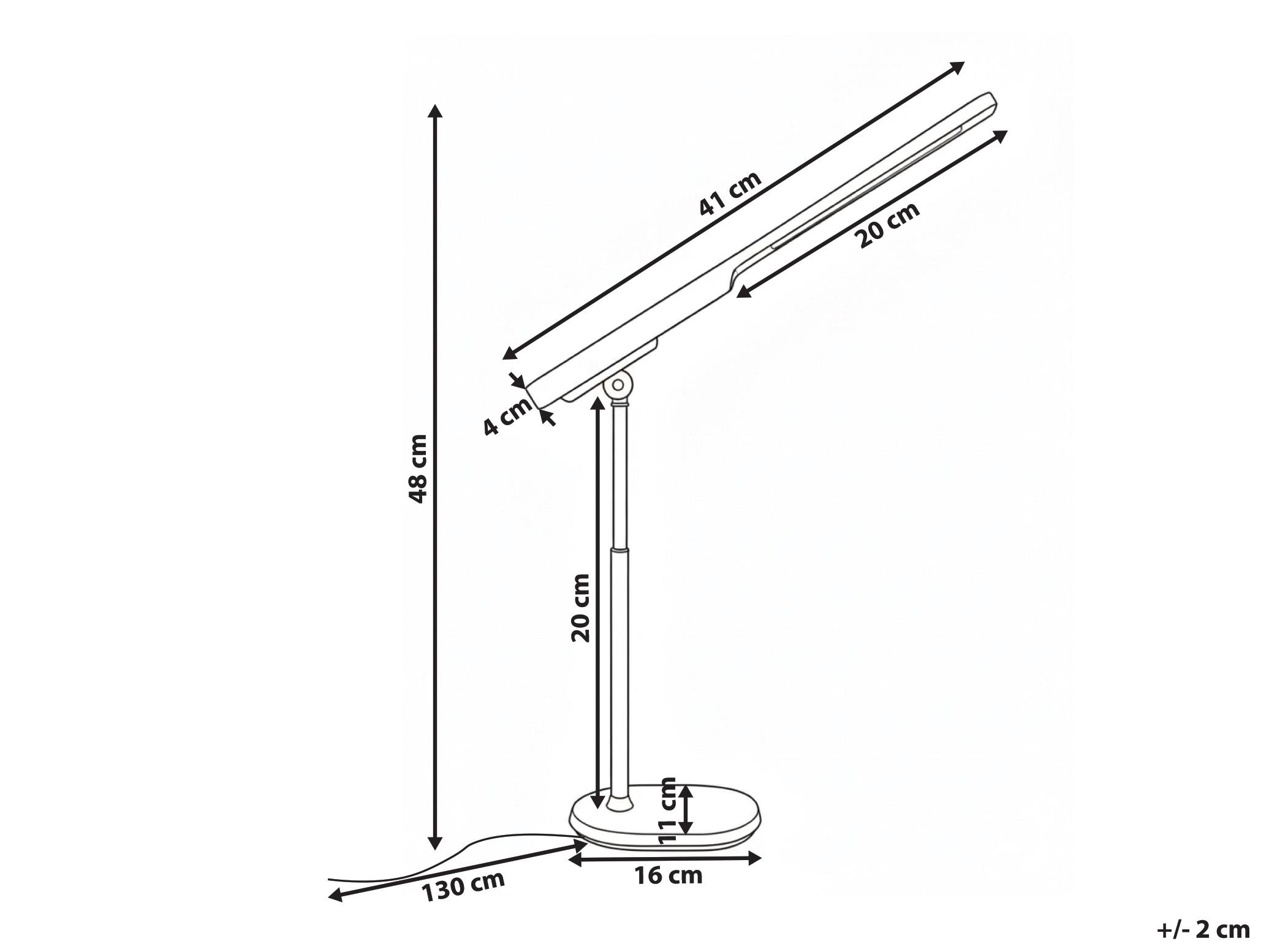 LED bureaulamp TUCANA met dimmer Zwart